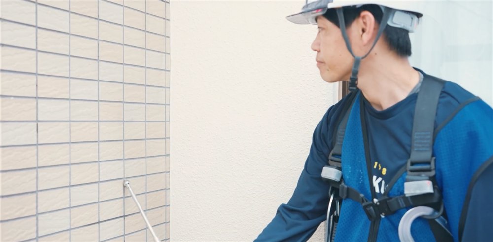 建物劣化調査診断の様子